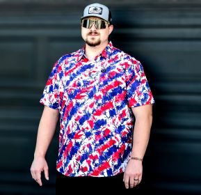 Stars and Tines Pearly Snap (size: 3XL)